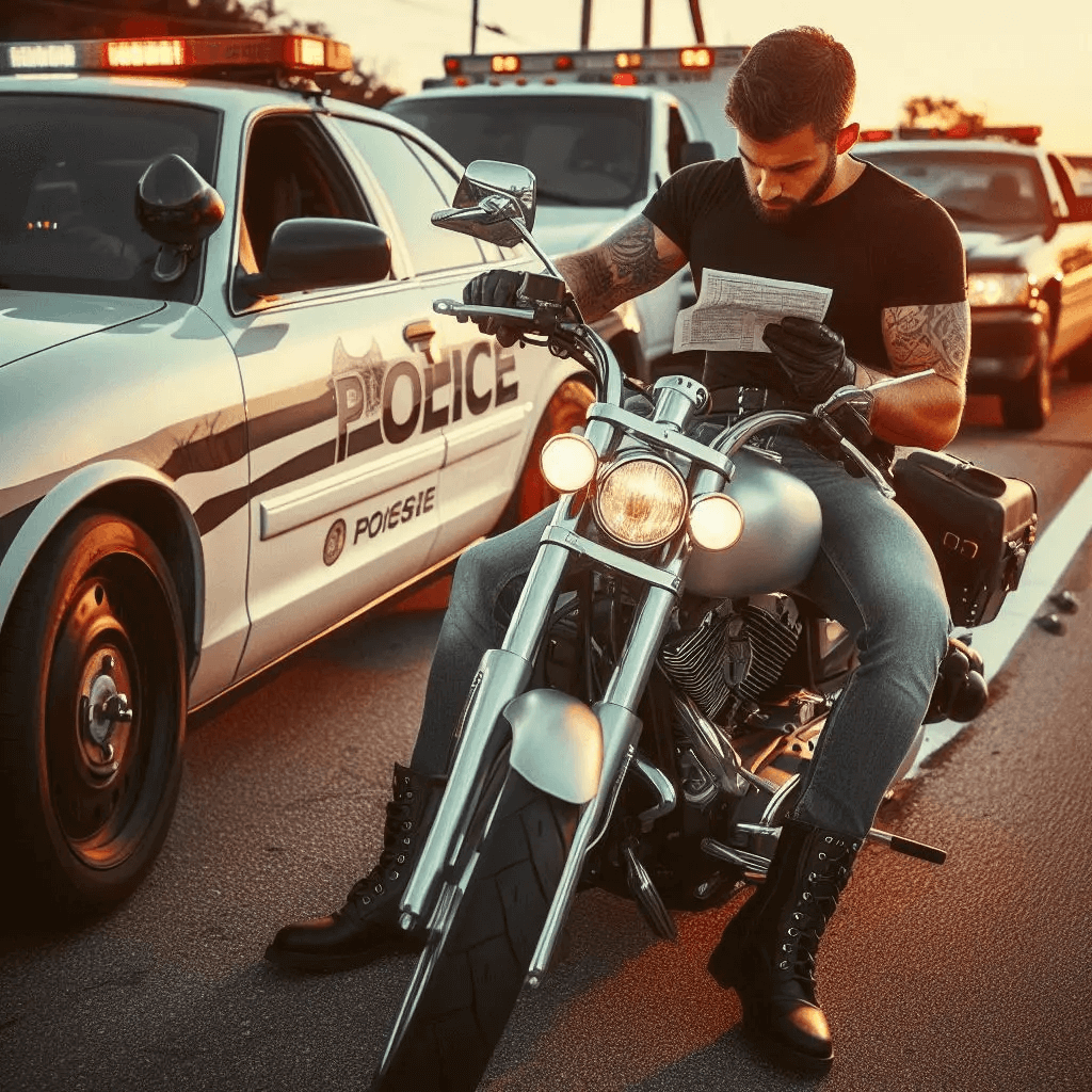 Motorbike driver in Sussex County, NJ gets traffic tickets for speeding