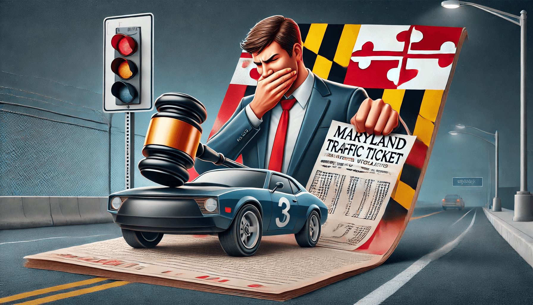 Driver upset about Maryland traffic tickets