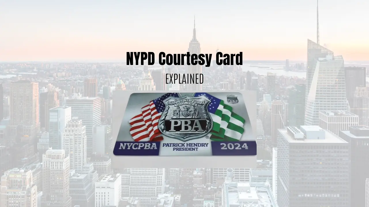 NYPD Courtesy Card