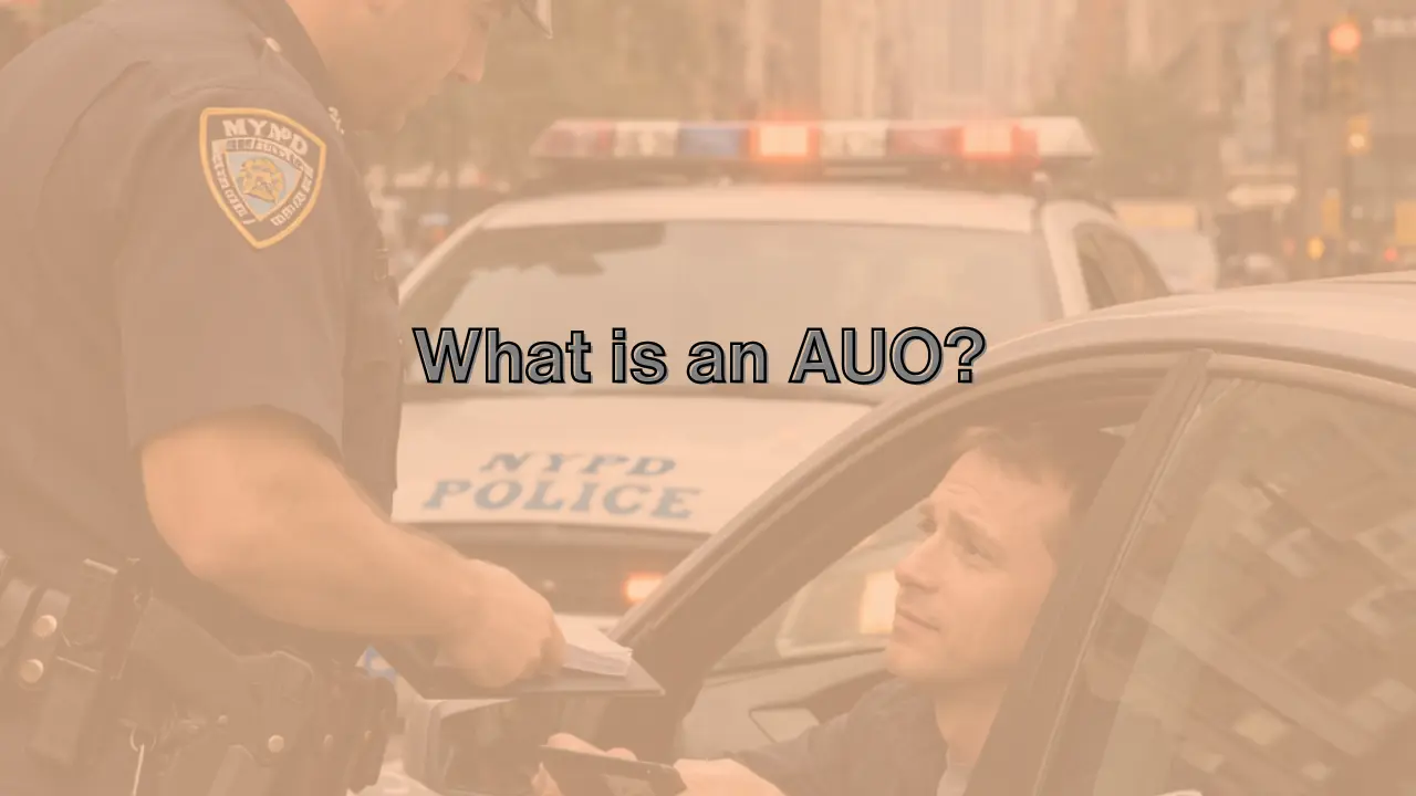 What is an AUO_ Understanding Aggravated Unlicensed Operation in New York