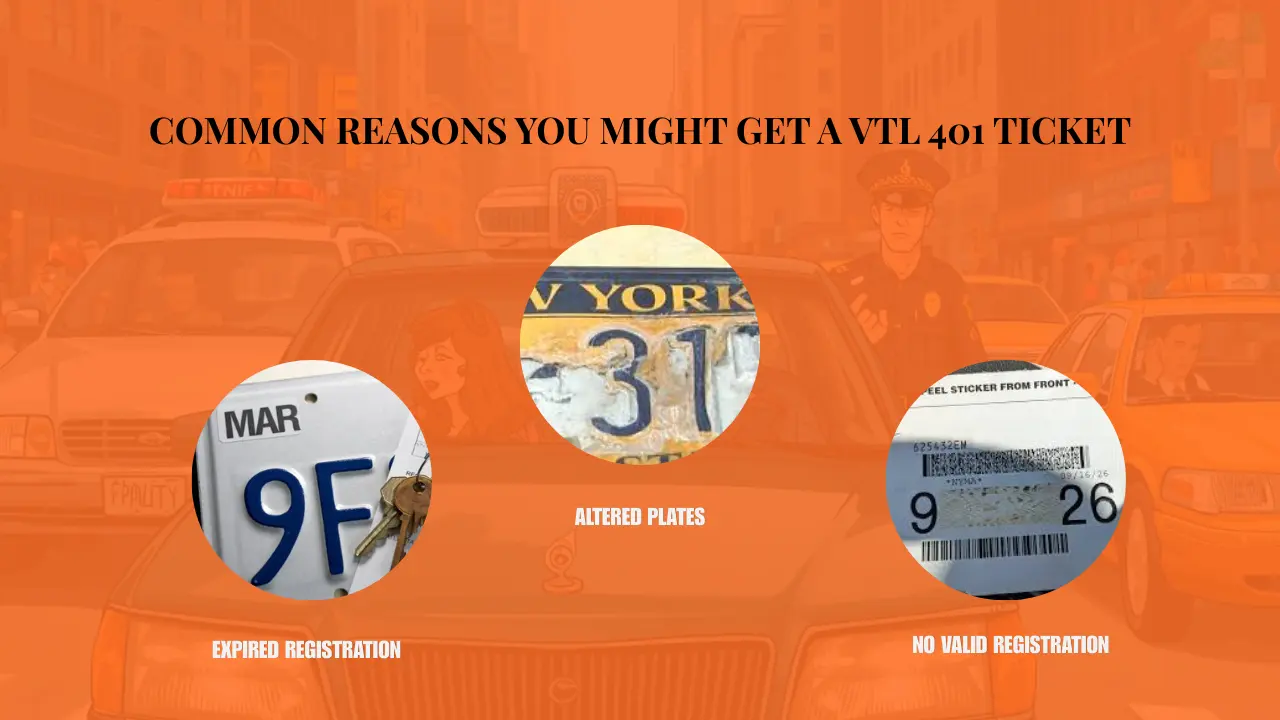 Reason for VTL 401 Ticket