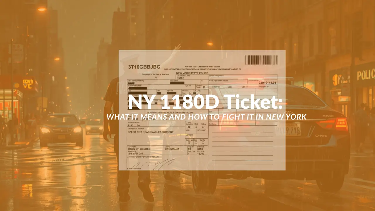 1180D Ticket meaning