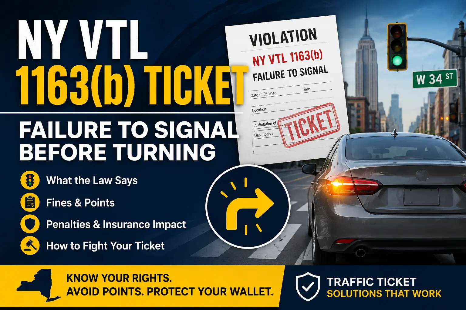 NY VTL 401 ticket explanation